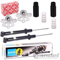 2X Bilstein StossdÄMpfer + Domlager Hinten FüR Opel Corsa D Fiat Punto / EVO 199