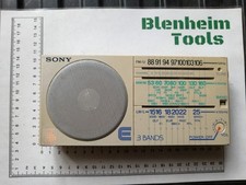 Rare Sony 3 Band Compact Portable Radio Working - ICF-22L