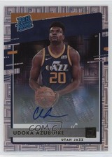 2020-21 Panini Donruss Rated Rookies Choice Signatures Udoka Azubuike Auto 11au