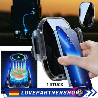 Universal Handyhalterung Auto mit Ladefunktion Induktive Kfz Wireless Ladegerät