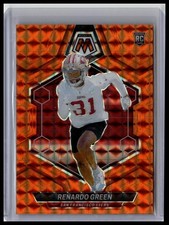 2024 Panini Mosaic #358 Renardo Green Mosaic Orange RC #/199