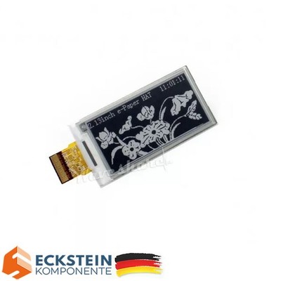 Waveshare 2,13 Zoll 250x122 E-Ink E-Paper Raw Display Panel SPI Arduino