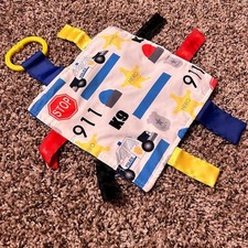 Emergency  Fire Theme Security Blanket Ribbons  Crinkle