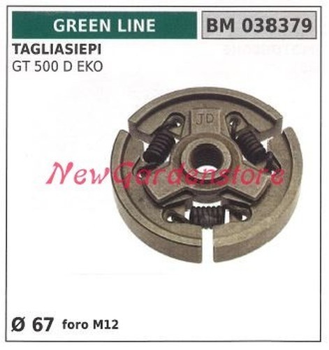 Kupplung Komplett Green Line Motor Hecke-SchneidgeräTe Gt 500D Eko Ø 67 038379-image