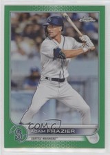 2022 Topps Chrome Green Refractor 28/99 Adam Frazier #47 0b3