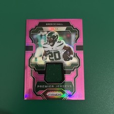 2023 Panini Prizm - Premier Jerseys Breece Hall #PJ-BH Pink Prizm (MEM)