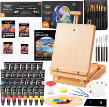 Shuttle Art Malkoffer 65 Teile 30 Acrylfarben...