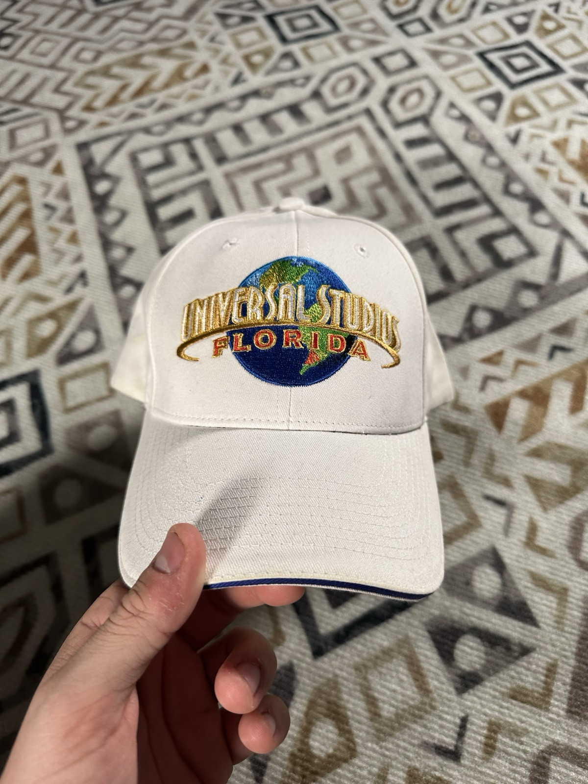 Universal Studios Florida White Adjustable Baseba… - image 1