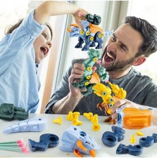 3 in 1 Take Apart Dinosaur STEM Building Toy for Kids