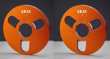 One Pair 10.5'' Red Akai Tape Reel High Quality Aluminum Take Up Reel