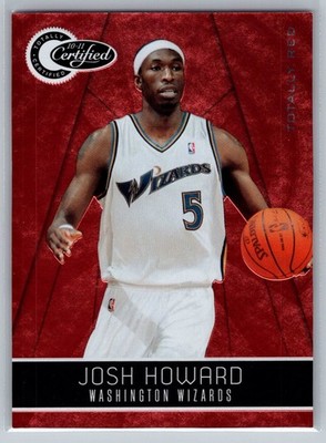 2010-11 Panini Totally Certified RED /499 #146 Josh Howard Washington Wizards