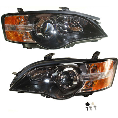 Headlight Set For 2005-2007 Subaru Legacy Left and Right With Bulb 2Pc