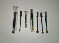 LOT 7 Vintage Glass Cutters Red Devil 7 Trojan 5 Fletcher 2 8 Singer FRANCE
