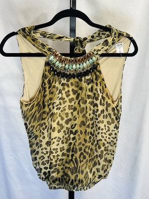 cache top Leopard Print