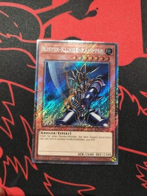 Yu-Gi-Oh! Buster-Klingenkämpfer Deutsch Nm Platinum Secret Rare De Buster