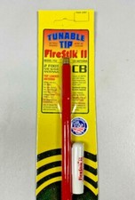 Antena de radio CB de fibra de vidrio Firestik II FS2 roja de 2 pies con punta sintonizable de 2 pies