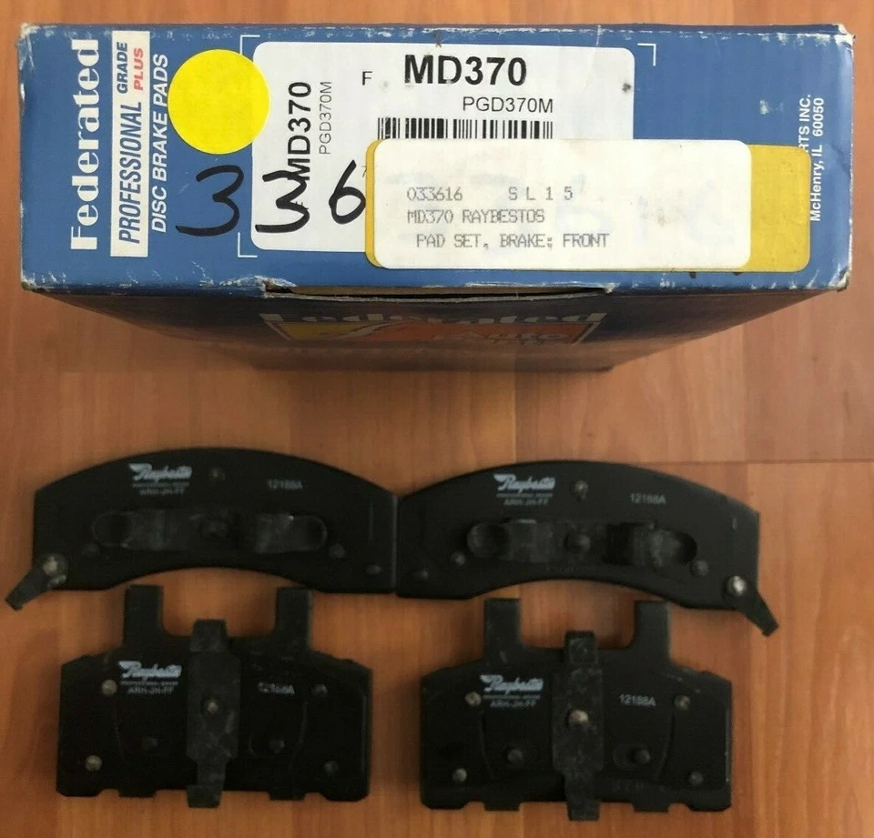 Federated MD370 Front Disc Brake Pad Set - Изображение 2 из 2