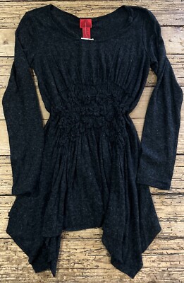 V Christina Women's Size Small Charcoal Long Sleeve Dress NWT | eBay