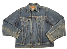 VTG 60s Levis Big E Type 3 Denim Trucker Jacket 70505-0217 Mens 42