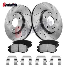 Front Disc Rotors Brake Ceramic Pads For Kia Optima 2006 - 2010 Soul Sportage