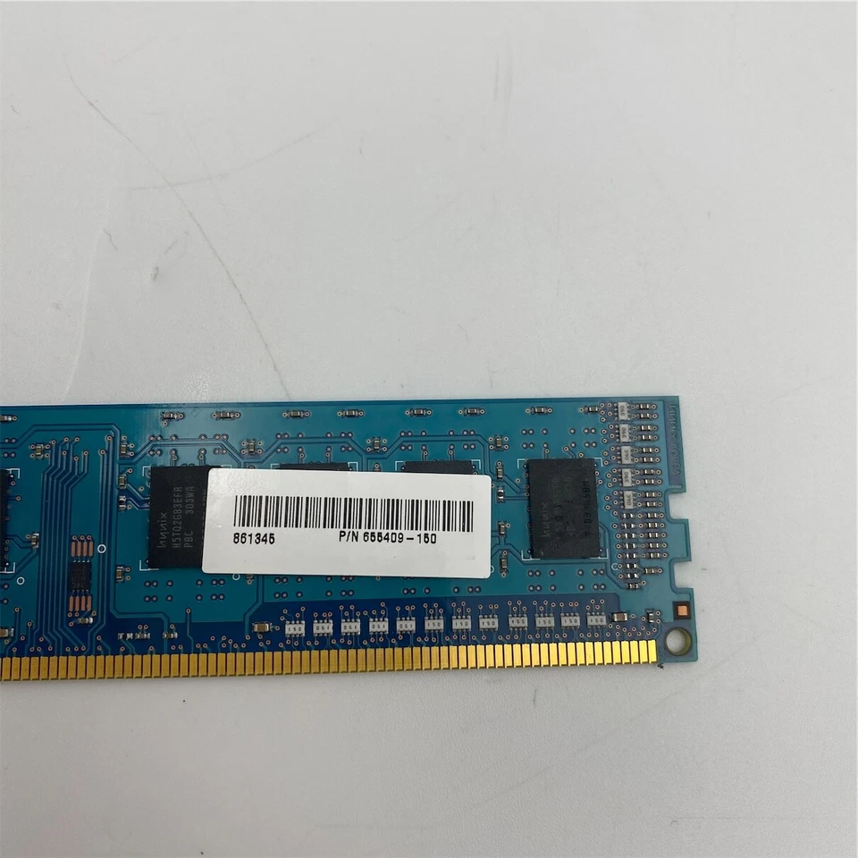 HP 2GB PC3-12800U DDR3-1600 1RX8 N-ECC HMT325U6EFR8C-PB 655409-150 - Image 4 of 4
