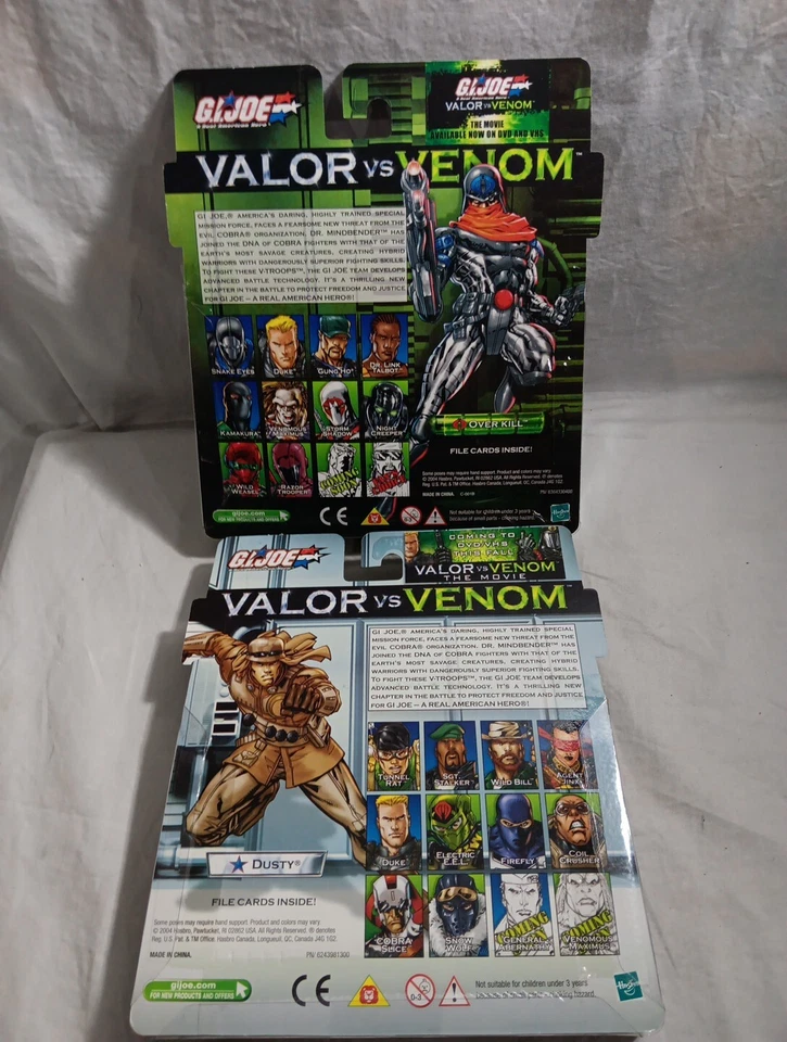 Lot Of 2 2004 GI Joe Valor vs Venom Figure 2 Pack Set Complete Factory Sealed. - Image 4 of 4