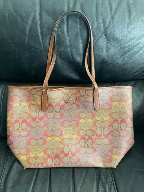 coach rainbow tote