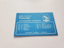 RS20 Thiel College 1979 Football Chevrolet Pocket Schedule Card