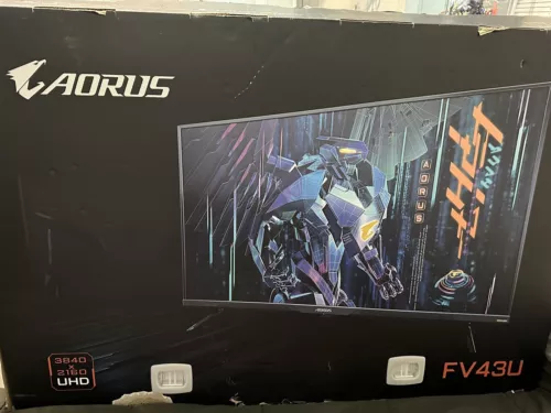 GIGABYTE - AORUS FV43U 43" LED 4K UHD FreeSync Premium Pro Gaming Monitor...