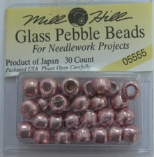 Mill Hill Glass Beads - Color 05555 New Penny Color 3/0 Pebble Bead - 30 Beads