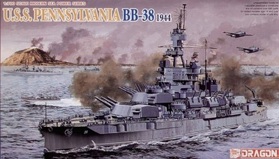 Modellauto Nave Zum Montieren Modell model kit bausatz Dragon U.S.S.Pennsylvania