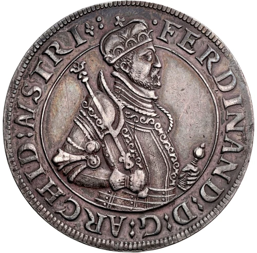 Austria (1564-95) - Taler - Dav-8097 Hall NGC XF Details- Fab Toning & Detail!