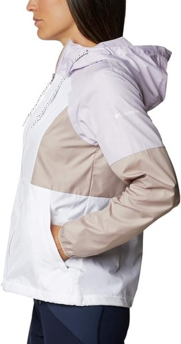 Columbia Women's Side Hill Windbreaker Jacket White Mauve Lilac M XL XXL NWT - Picture 3 of 6