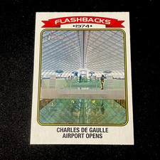 2023 Topps Heritage Charles De Gaulle Airport Opens  News Flashback NF-5
