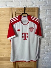 BAYERN MUNICH JERSEY HOME FOOTBALL SOCCER SHIRT 2023 WHITE ADIDAS MEN sz XL