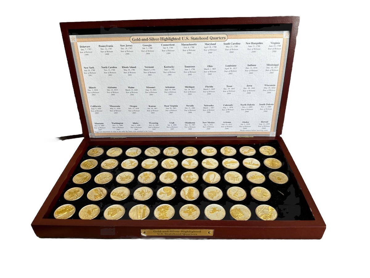 アメリカ合衆国　記念クォーター State series Quarters Amazon.com: Coins of America State Quarter Map (US State