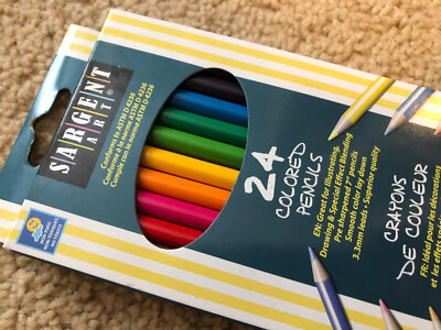 SARGENT ART, 24 Colored Pencils For Illustrating And Drawing - Ready To Ship!