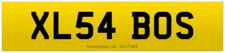 XL PRIVATE NUMBER PLATE XL54 BOS CHERISHED REGISTRATION BOSS DVLA REG PLATE