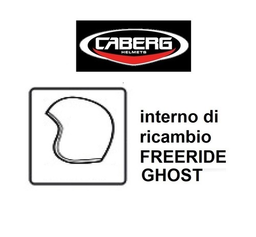 Imbottitura interna ricambio fodera casco lavabile marrone CABERG Ghost  Freeride | eBay