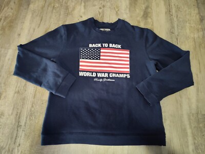 Rowdy Gentleman Mens Crew neck Sweatshirt Back To Back World