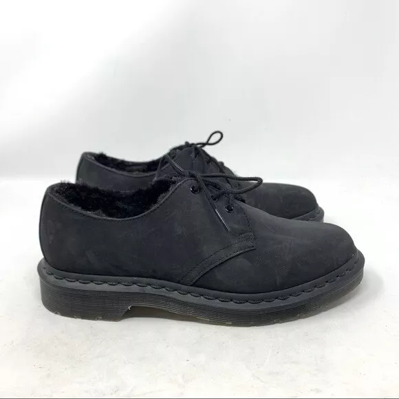 1461 mono sales fur lined