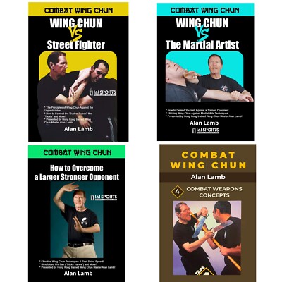 4 DVD SET Combat Wing Chun: Defend Yourself in the Street - Alan Lamb