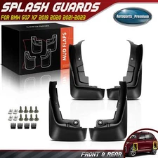 4Pcs Front & Rear Mud Flaps Splash Guard for BMW G07 X7 2019 2020 2021 2022 2023