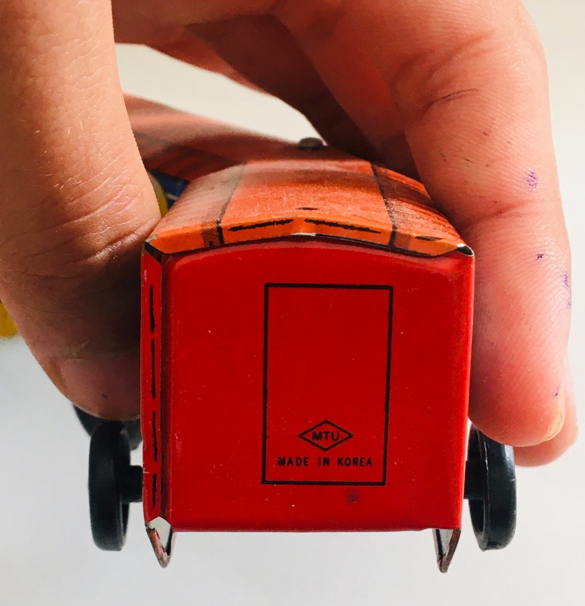 VINTAGE WIND UP WESTERN COMIC ZIG-ZAG EXPRESS TIN-LITHO TOY