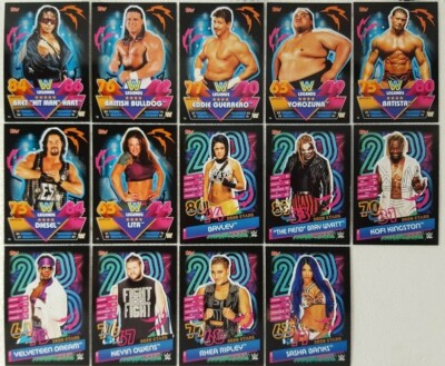 WWE Slam Attax Reloaded MEGA TIN 1 Exclusive Card Set Legends vs 2020 Superstars