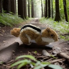 Aurora Chip the Chipmunk 8" Mini Flopsie Stuffed Animal Toy