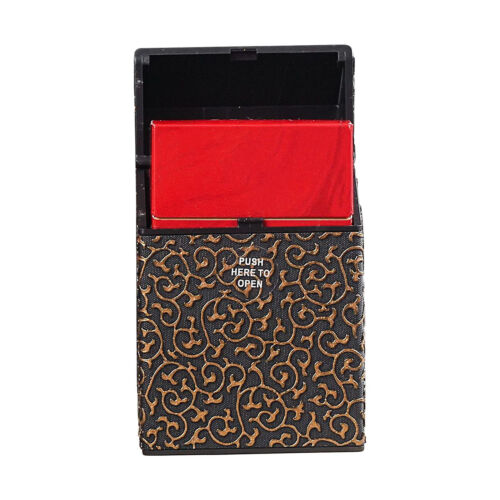 Portable Cigarettes Case Stylish Print Carrying Waterproof Plastic Boxes Holder