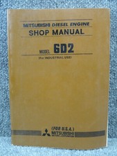 Oem Factory Mitsubishi 6d2 Diesel Engine Shop Service Repair Overhaul Manual Oem Factory Mitsubishi 6d2 Diesel Engine Shop Service Repair Overhaul Manual