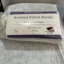 Blissford Hospital Bed Sheets. 36x84x12