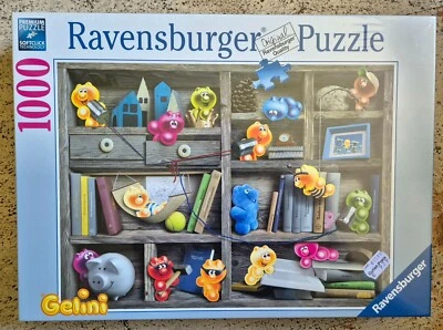 Ravensburger Puzzle 1000 Teile GELINI IM BÜCHERREGAL OVP NEU JÖRG ZAHRADNICEK - Bild 1 von 2